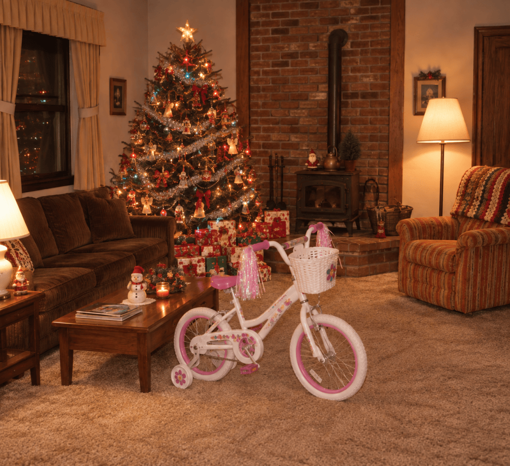 Recreation of my living room on Christmas morning.